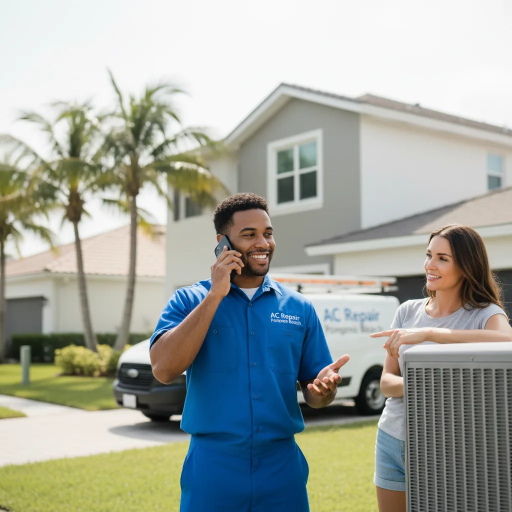 AC Repair Pompano Beach customer support in Delmont